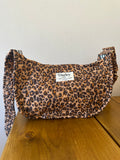 Leopard print side bag