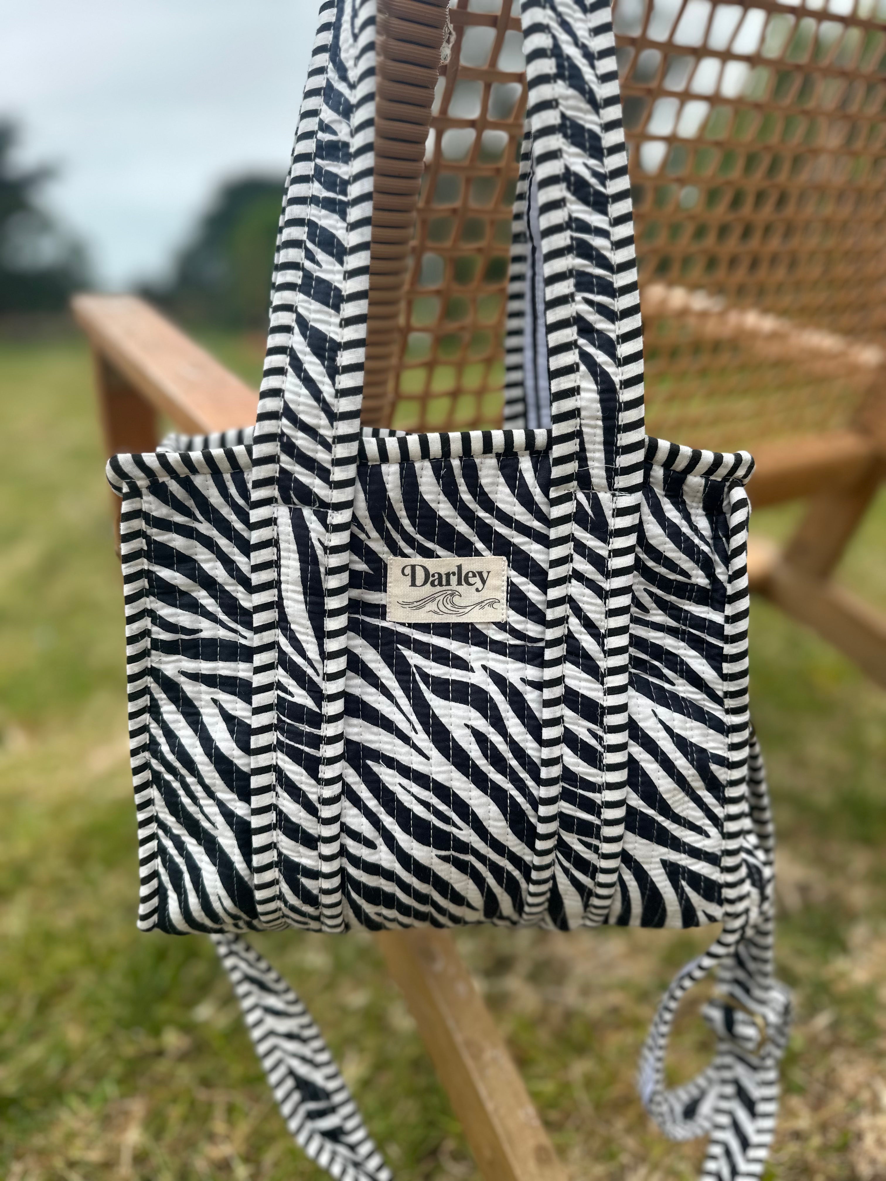 Zebra Print Mini Tote