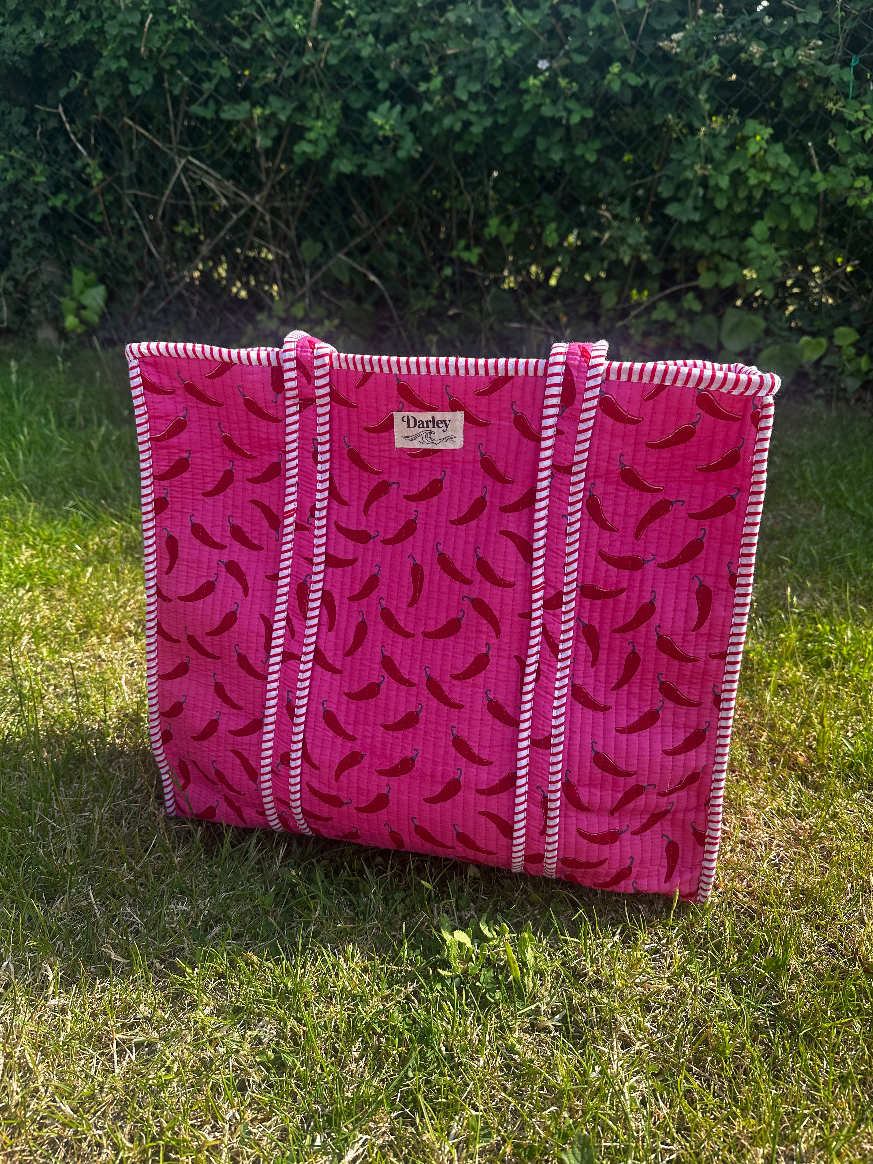 Chilli Zipped Tote Bag