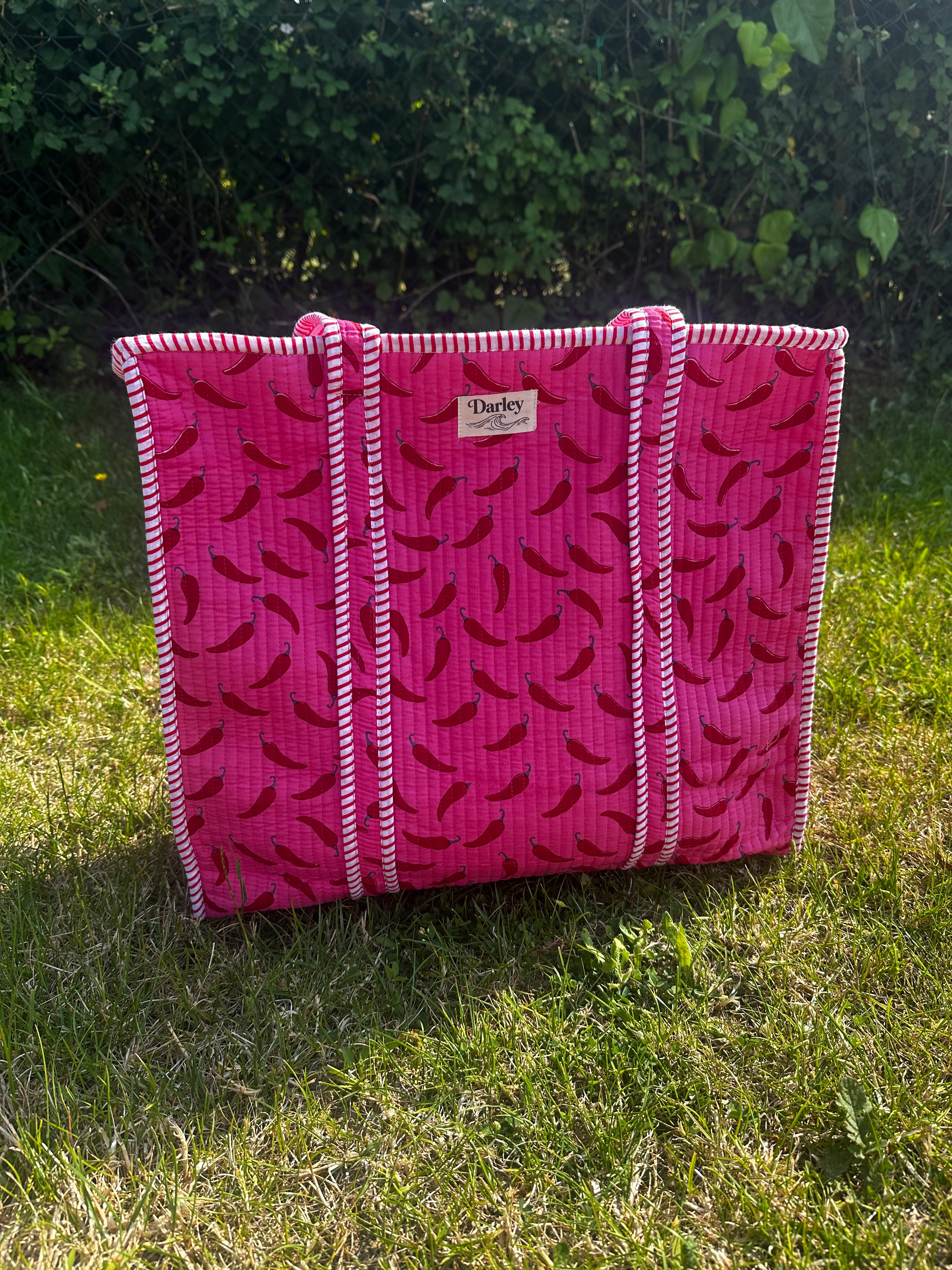 Chilli Zipped Tote Bag