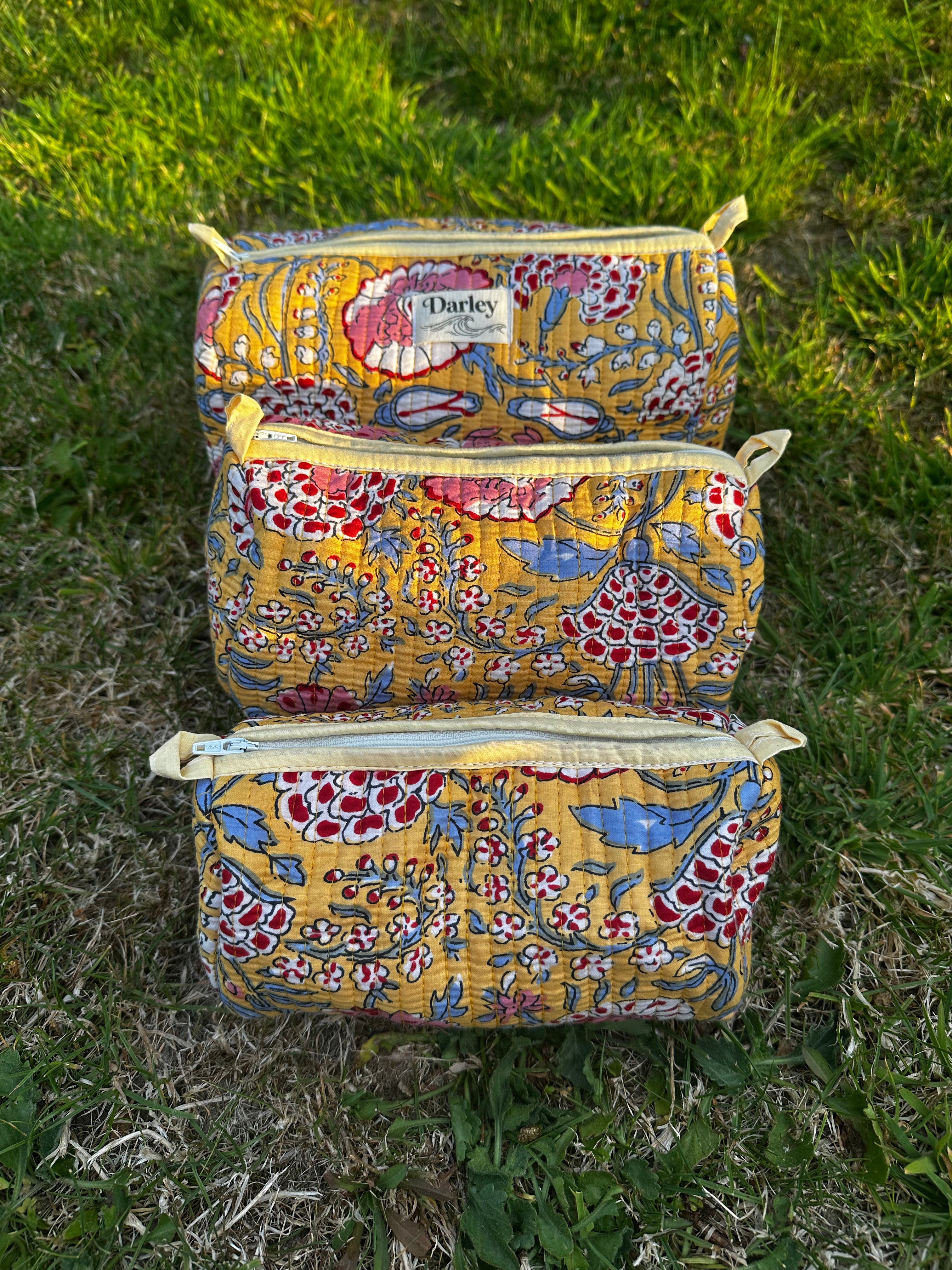 Yellow Floral 3 Piece Set