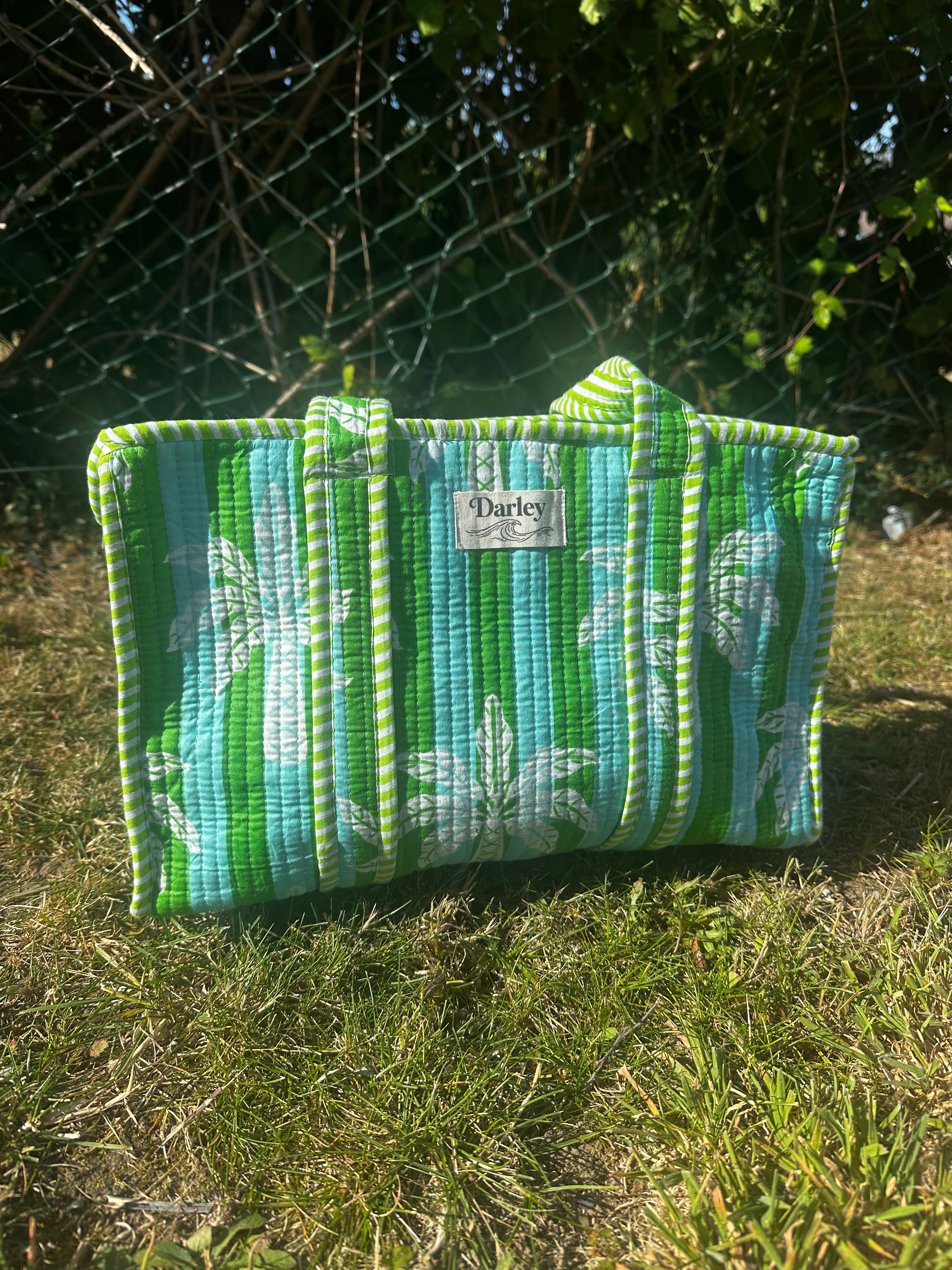 Palm Tree Midi Tote Bag