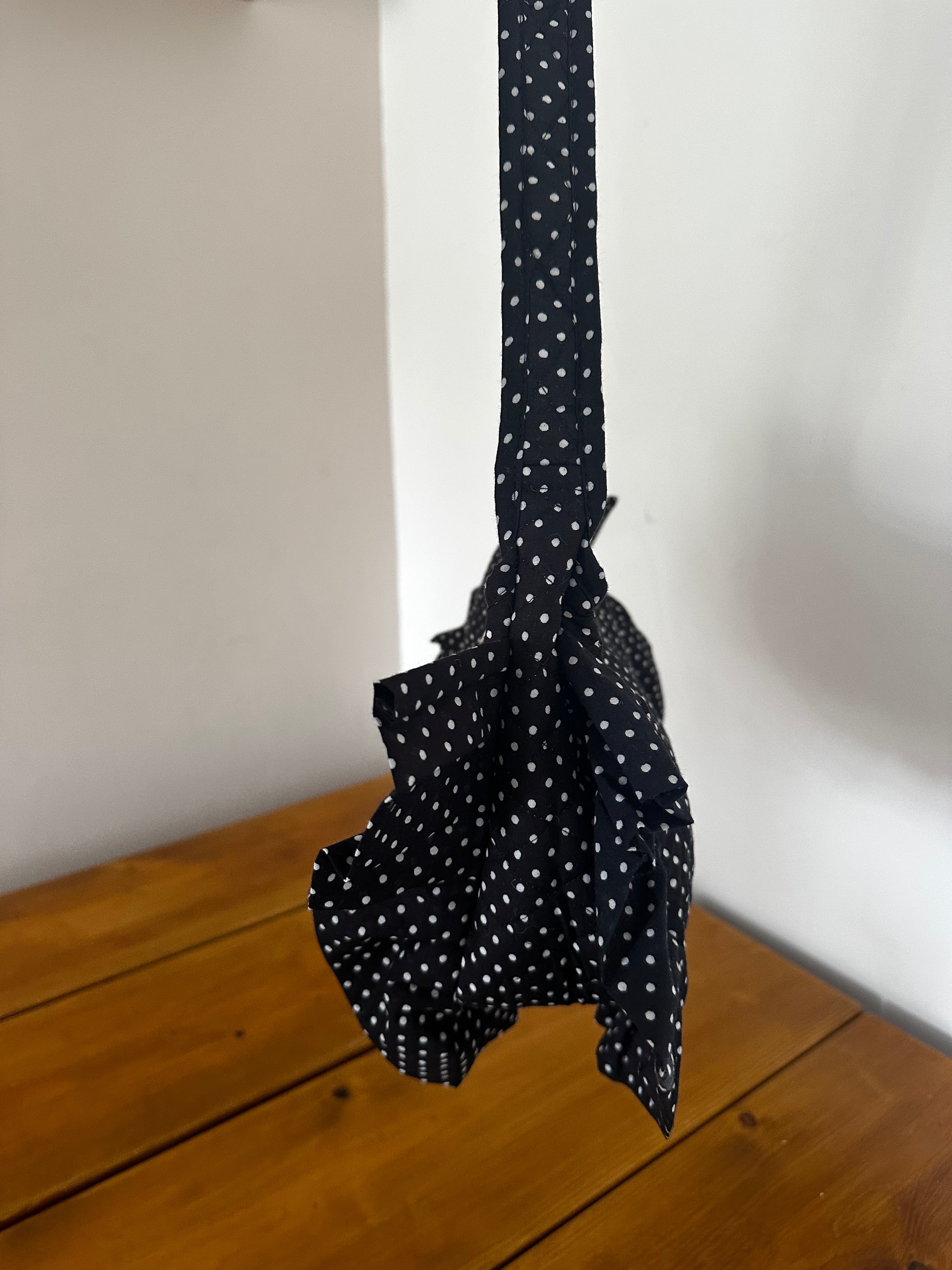 Frill Polka Dot Side Bag