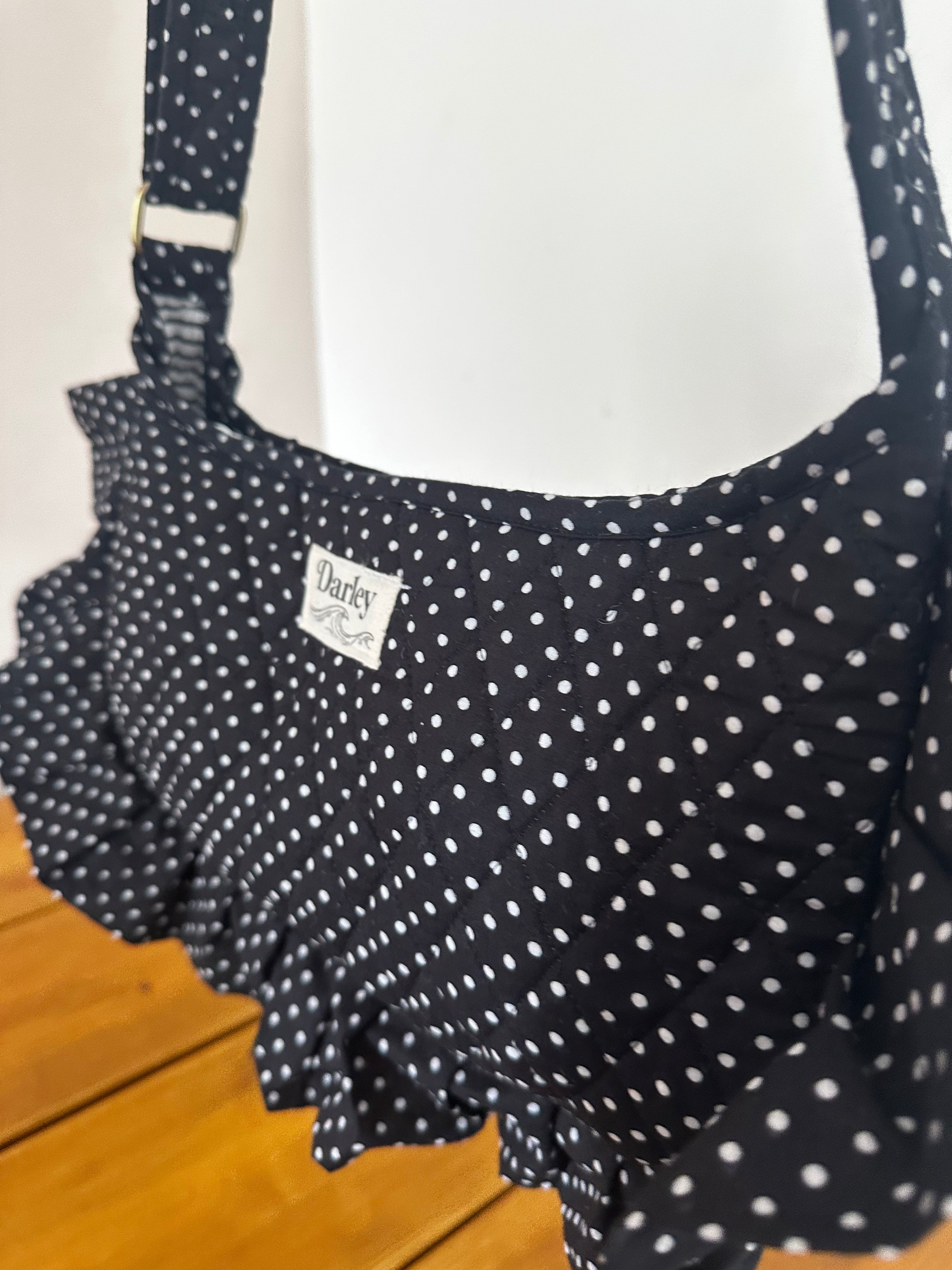 Frill Polka Dot Side Bag