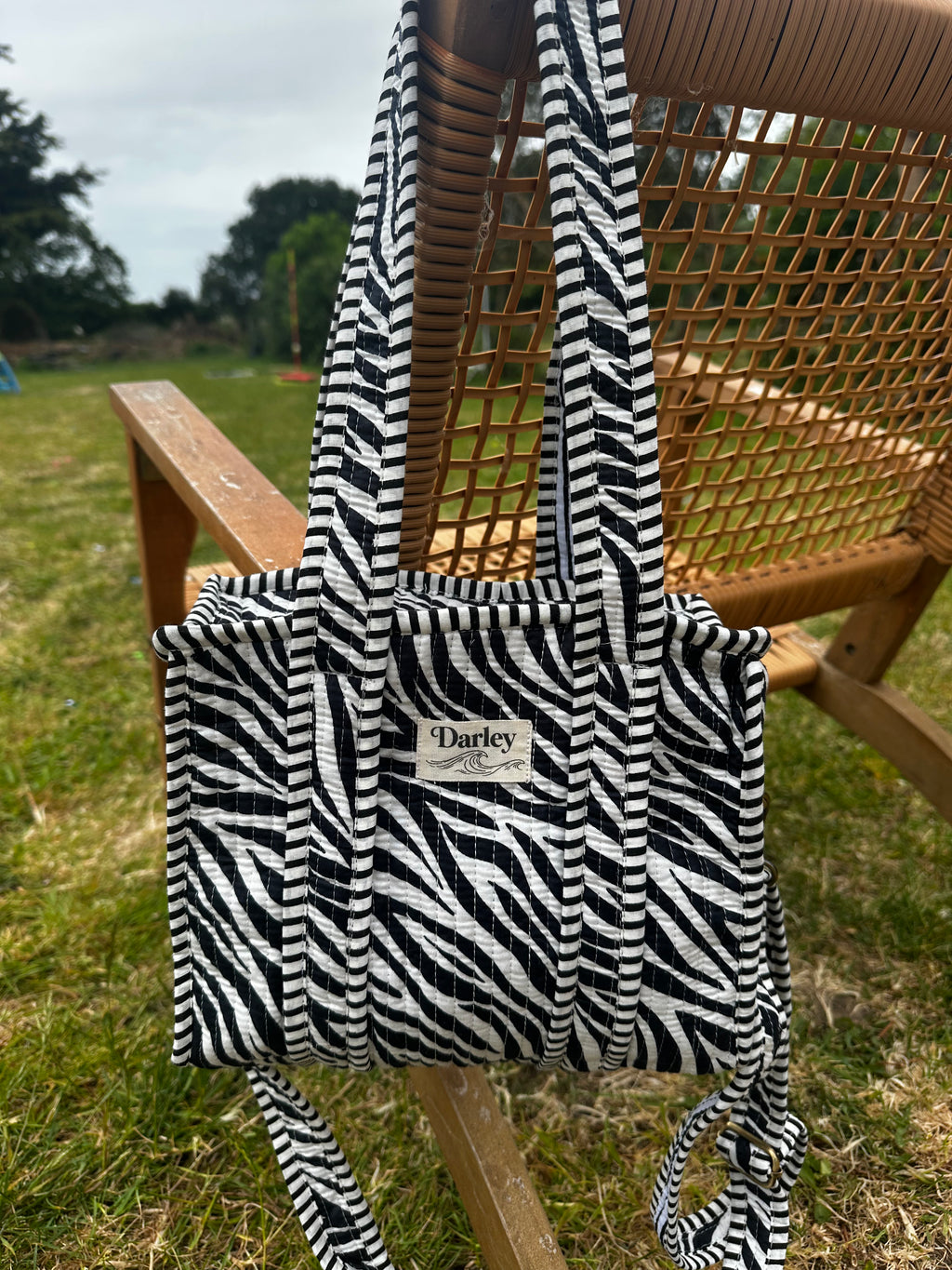 Zebra Print Mini Tote