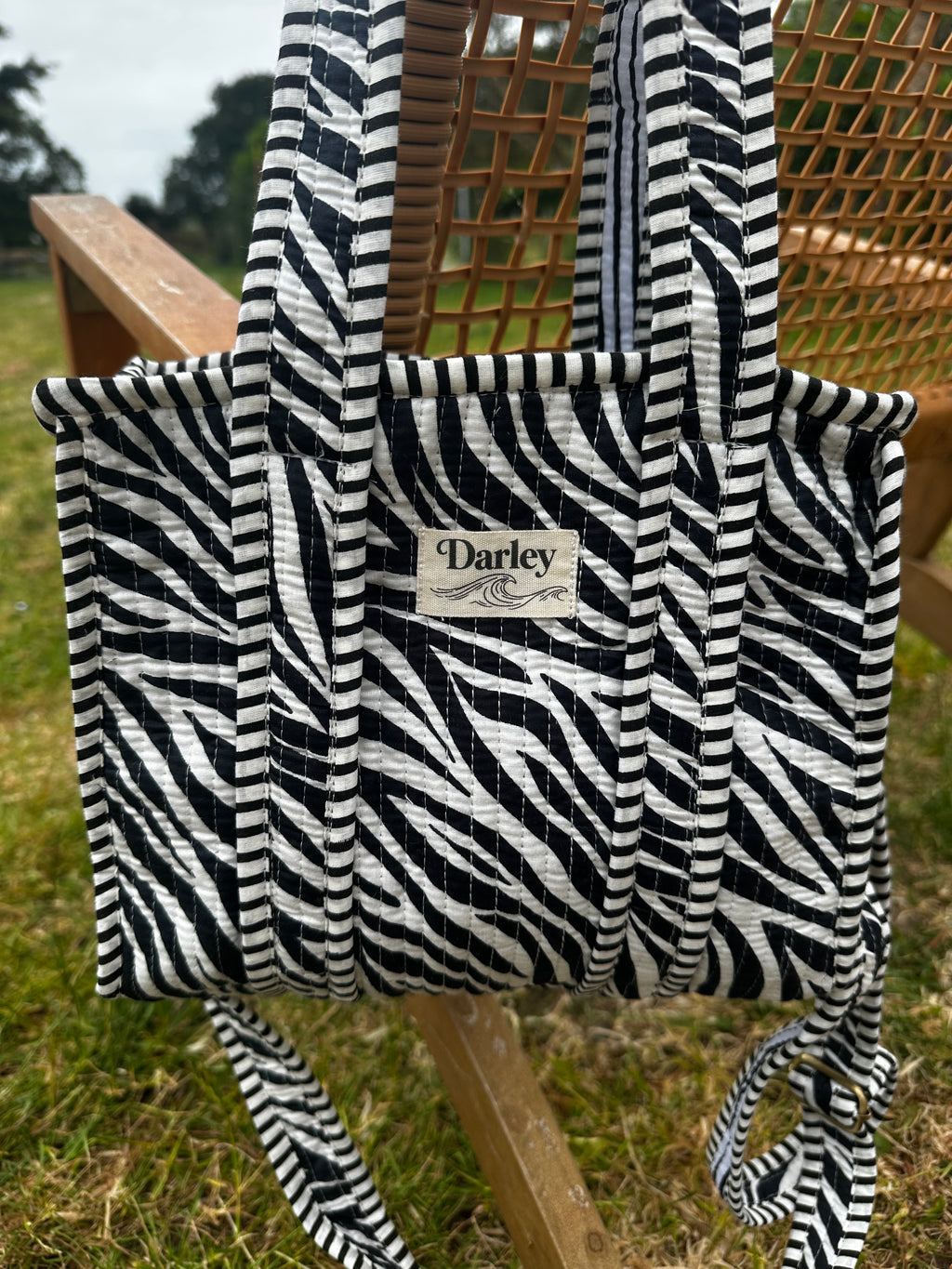 Zebra Print Mini Tote